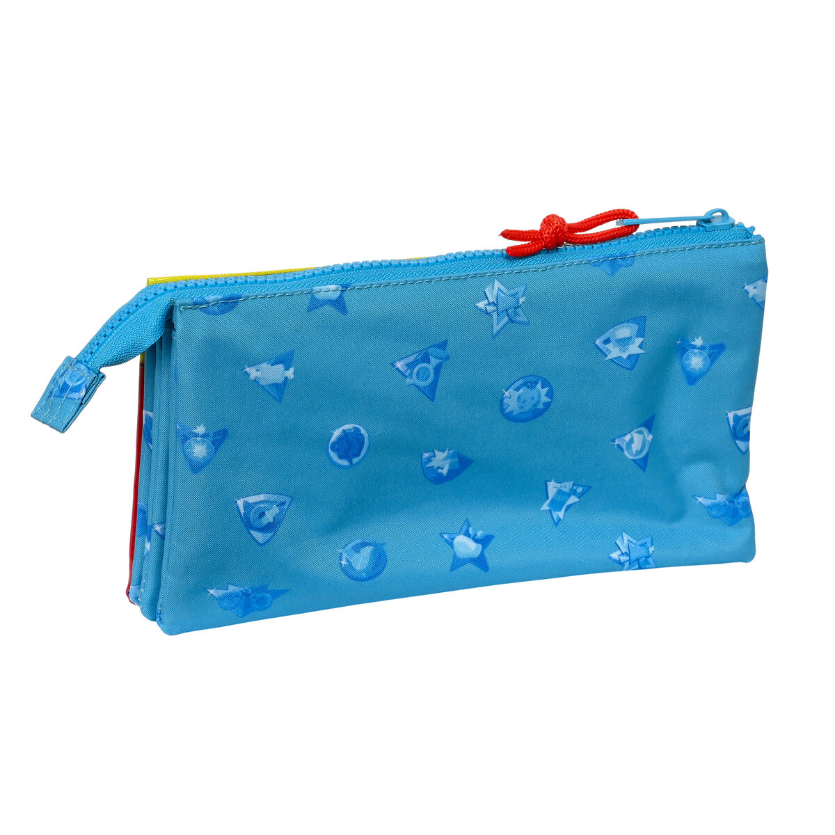 Τριπλή Κασετίνα SuperThings Rescue force Μπλε 22 x 12 x 3 cm